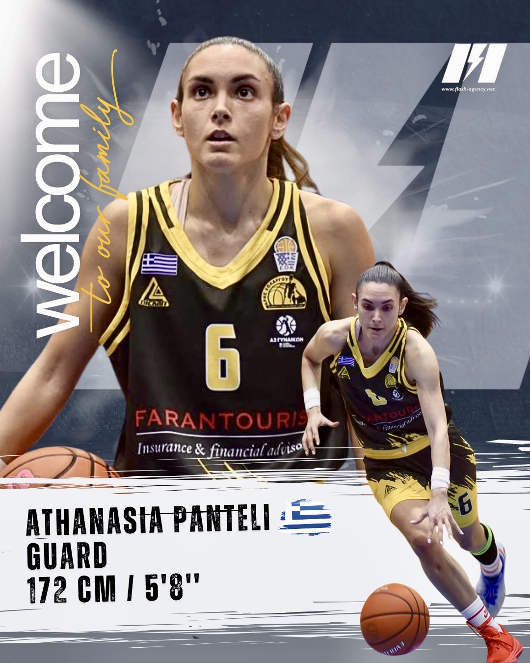 Athanasia Panteli has signed with Flash Agency