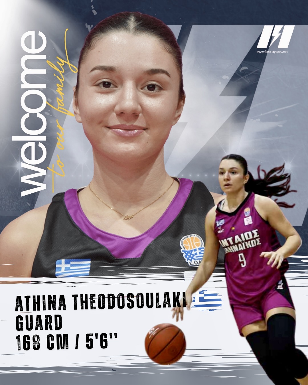 Athina Theodosoulaki has signed with Flash Agency